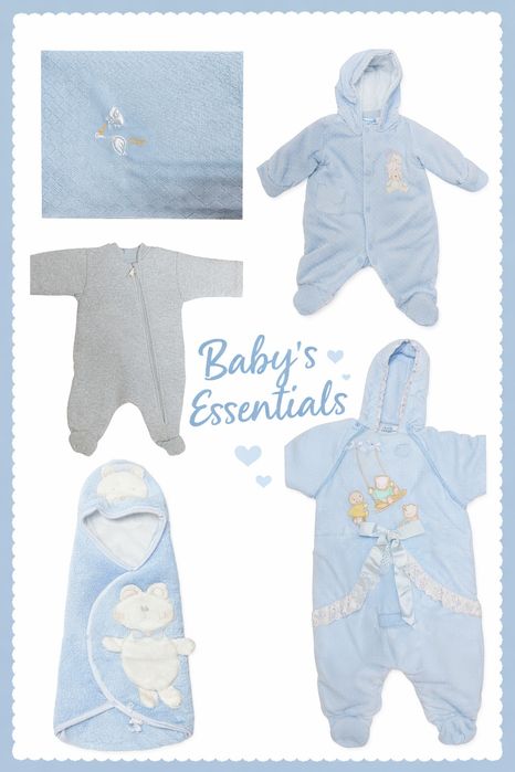 Комбенизоны и одеялко на мальчика 0-3 мес