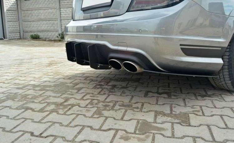 Добавка за дифузьор за Mercedes W204 / Мерцедес 204 Diffuser splitter