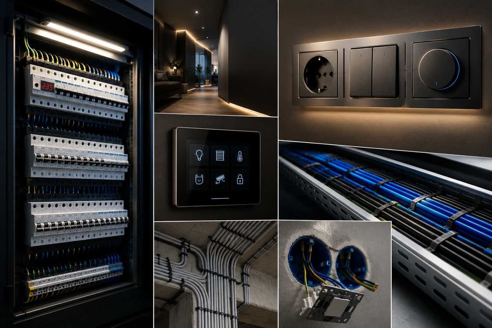 Instalații Electrice Premium — Siguranță. Eleganță. Execuție fără compromis.