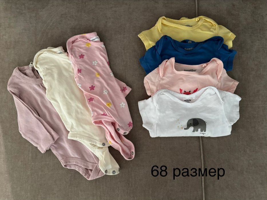 Бебешки дрехи за момиче, размери 56, 62 и 68