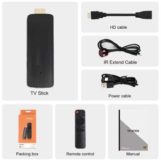 Android TV stick FHD (1920x1080p), nou