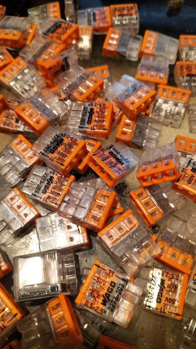 600 cleme WAGO pentru conductor masiv, cablu normal electrica