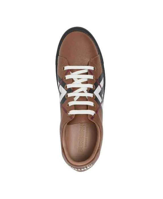 Adidasi BURBERRY Chevron Check low-top sneakers