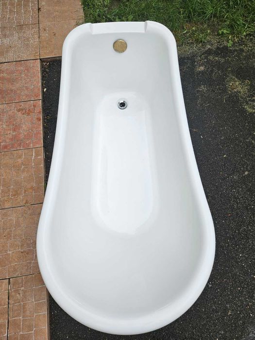 Pachet Mobilier/Sanitare Baie, Cada Freestanding, Baterie Cada Freestanding, Dulap, Oglinda
