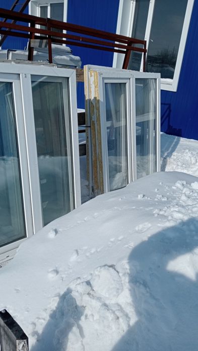 Окна пластиковые б/у