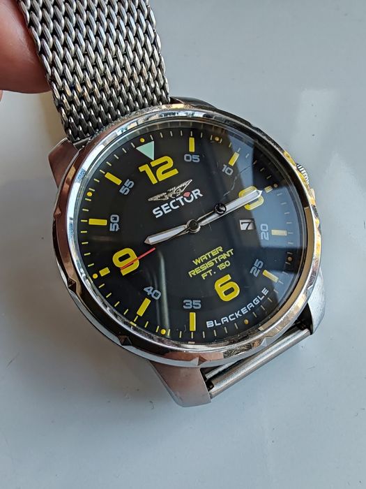 Ceas Sector Black Eagle Quartz 46,5 mm