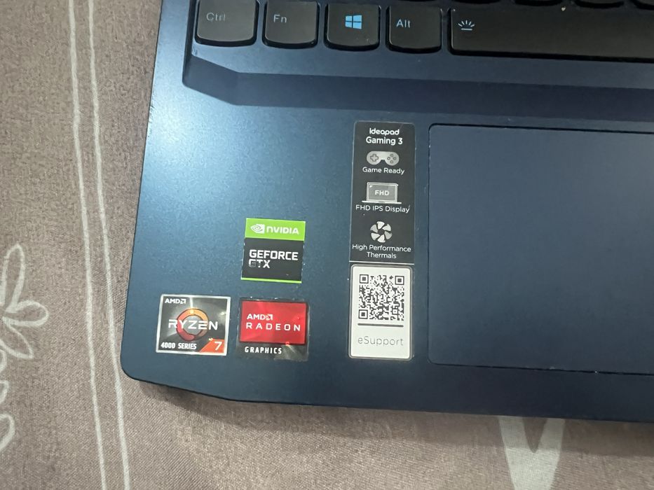 Laptop Lenovo IdeaPad 3 | Ryzen 7 | GTX 1650 Ti