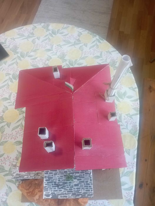 Макет на Кордопуловата къща в Мелник