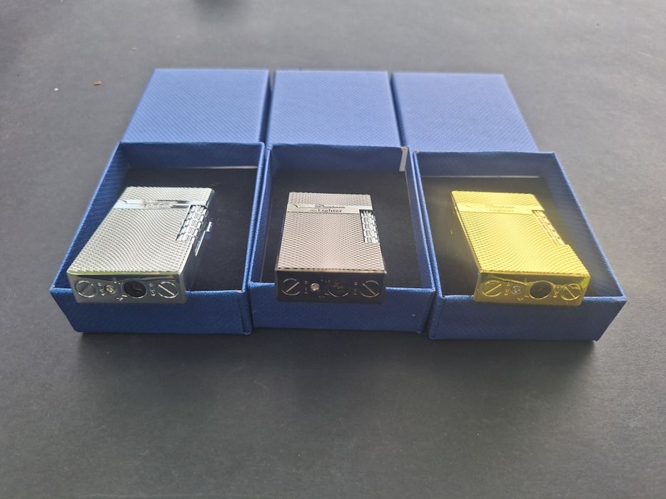 Луксозна метална запалка с два вида пламък