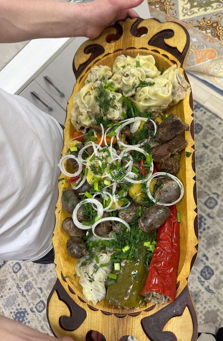 Казан ошак, ыдыс аяқтар титан мангал