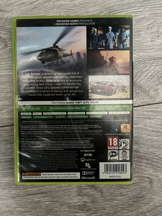 Vând GTA5 xbox 360
