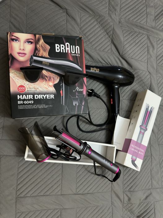 Фен и плойка для волос