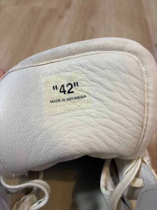 Off white vulcanized high