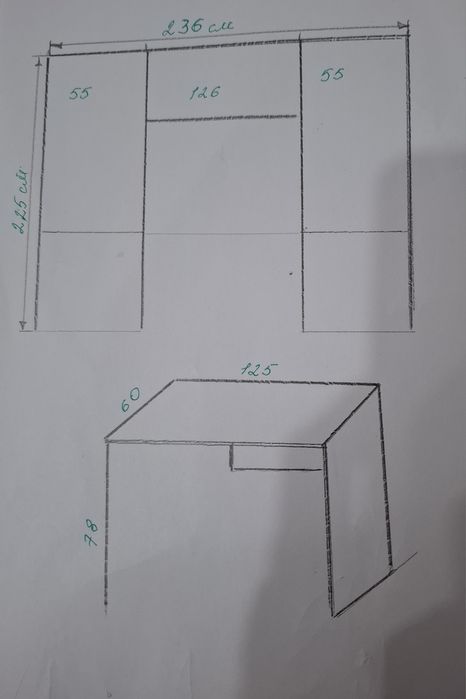 Продам шкаф со столом