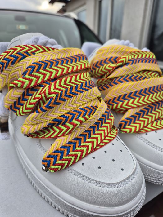 Nike air force 1 rope yellow lanvin