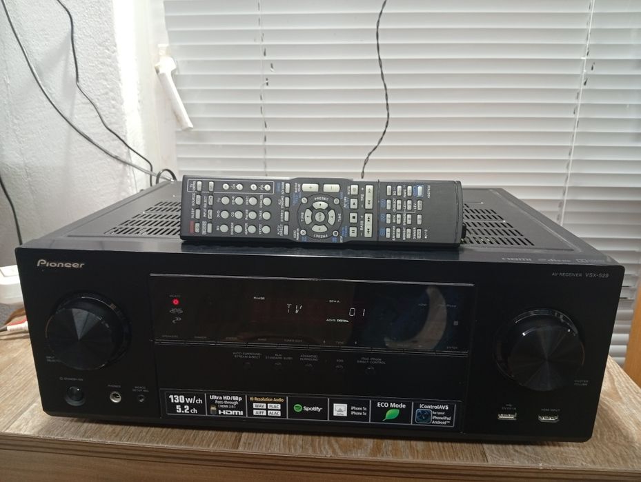 5.2 канален ресивър PIONEER VSX-529K Lan HDMI