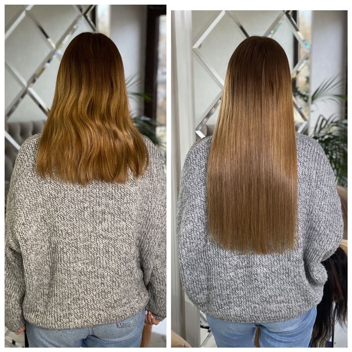 Микро наращивание волос