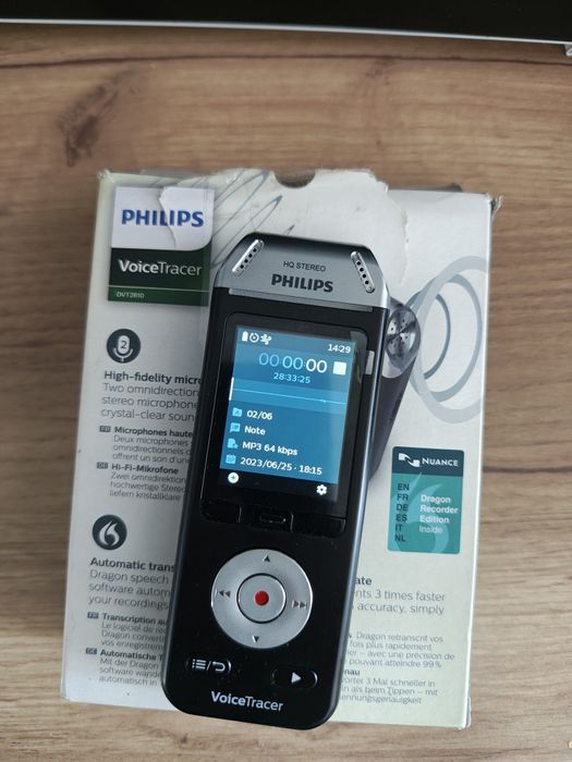 Reportofon Philips DVT2110 8 GB Argintiu