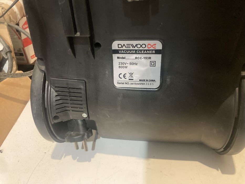 Aspirator Fara Sac Daewoo RCC-153R 800w incomplet