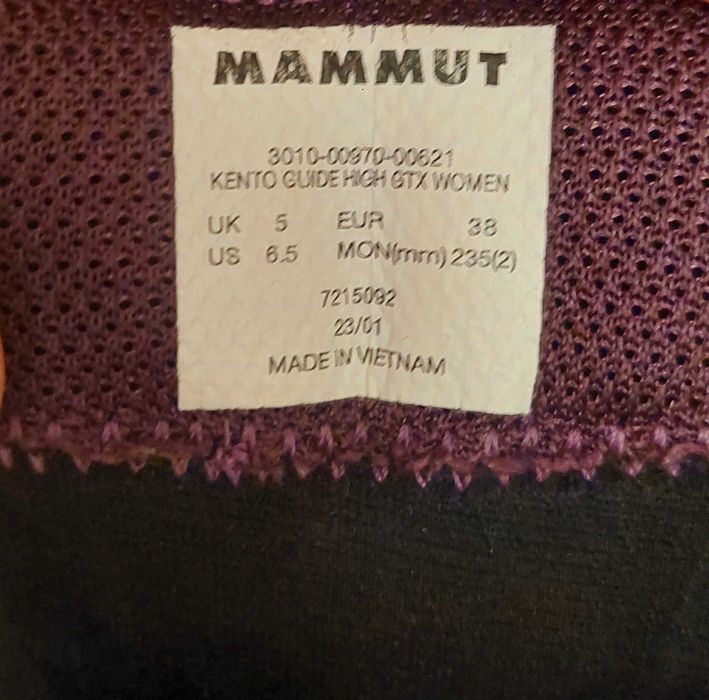 Туристически обувки MAMMUT Kento Advanced High GTX