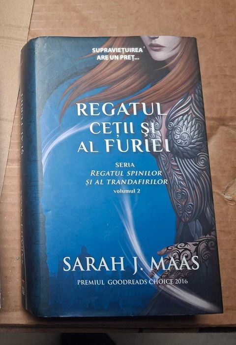Sarah J. Maas - "Regatul cetii si al furiei", din seria "Regatul spinilor si al trandafirilor"