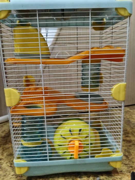 2 Клетки для хомяков (отдельно)