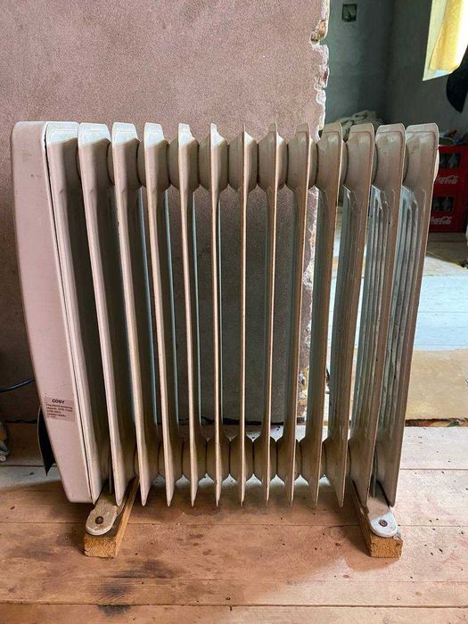 Nagrevatel, qo'vurg'ali tokda ishlidon otoplenya