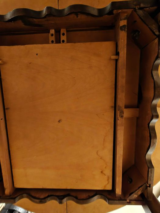 Комплект трапезна маса с 4 стола (Масив / Ретро стил)