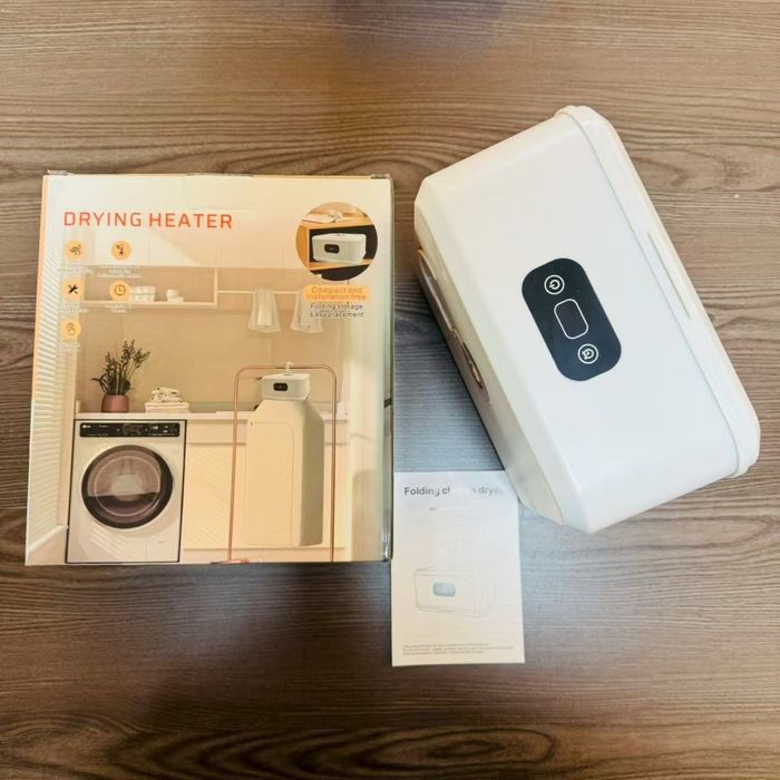 Преносима електрическа сушилня за дрехи – компактна, сгъваема, с тайме