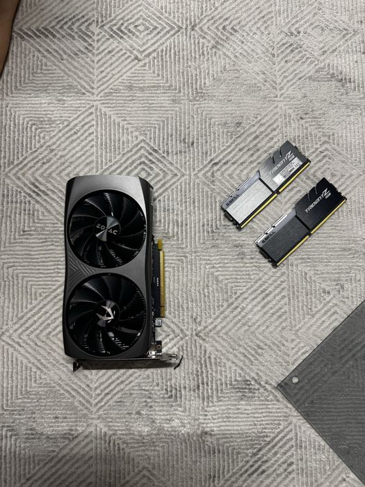 RTX 4060 8gb от zotac gaming, оперативка g.skill 32gb