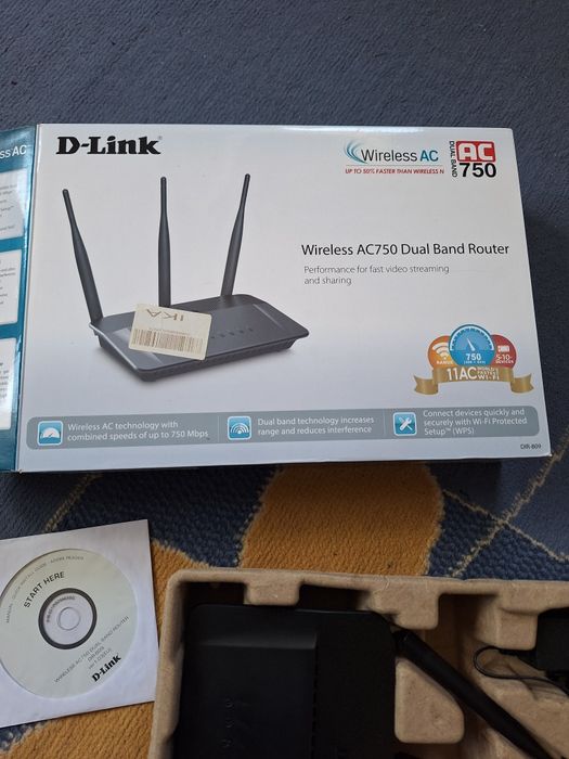 Router D-Link AC750 dual band 2.4 si 5ghz