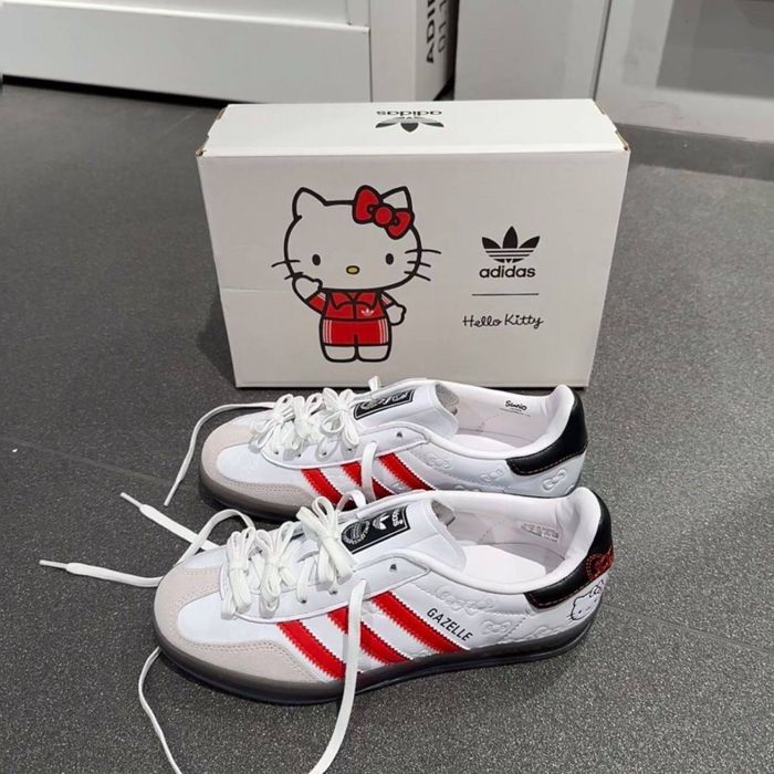 Adidas Gazelle Hello Kitty / Кроссовки женские с хеллу китти