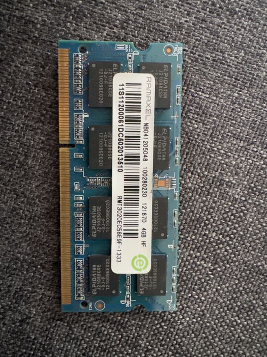 RAM 2x2gb ddr3 1333mhz 10600S-CL9