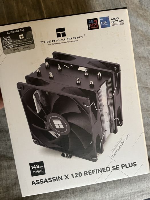 Kit i3-13100f RX 550 H610M-K D4 cooler Assassin X 120