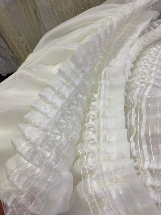 Прозрачно нежно перде воал с перделик в разнообразни размери и цветове