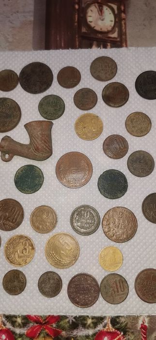 Лот от стари български монети
