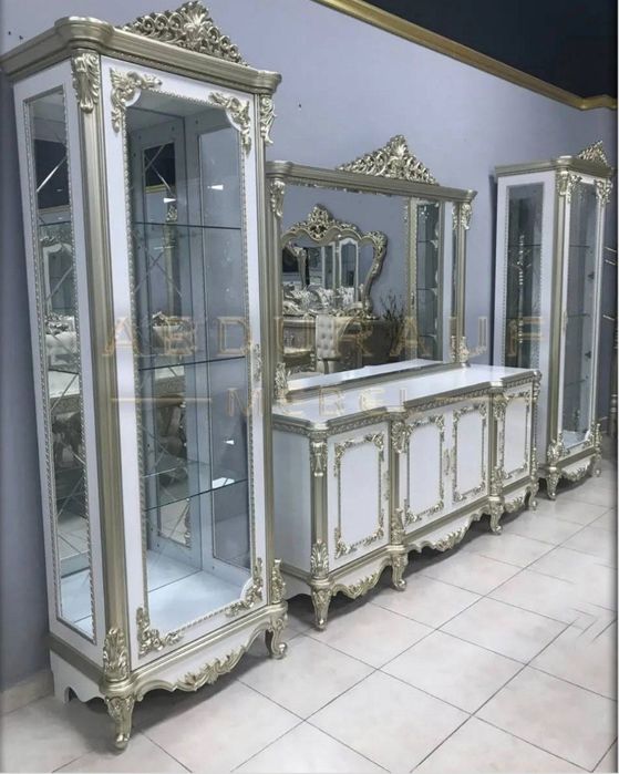 Klassik uslubdagi mebel to‘plami sotiladi
Uy bezagiga hashamat va