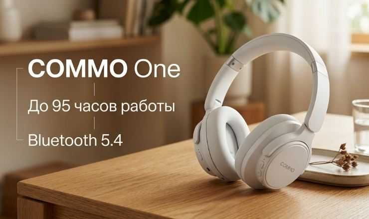 Беспроводные наушники COMMO One White — Новые в коробке!