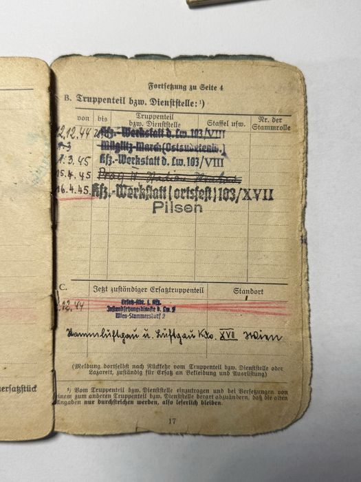 Lot documente Luftwaffe ww2