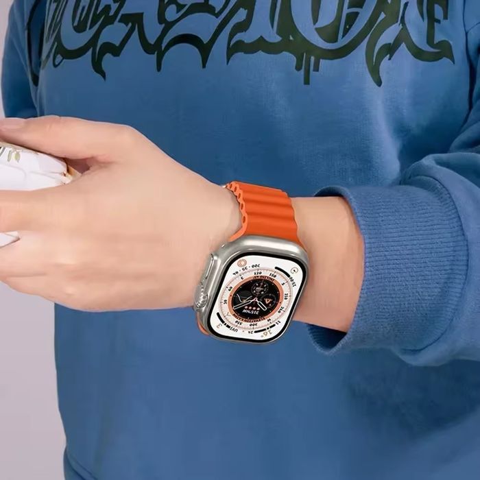 Гумена каишка с дупки за Apple Watch ULTRA/11/10/9/8/7/6/5