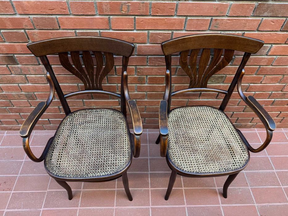 Столове с подлакътници Mundus, Vienna Secesion 1910'