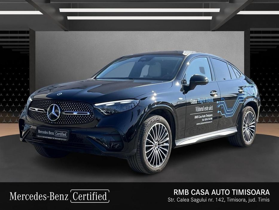Mercedes-Benz GLC Coupe Plug-in hibrid / Digital Light / Pachet AMG / Trapa / Camera 360°