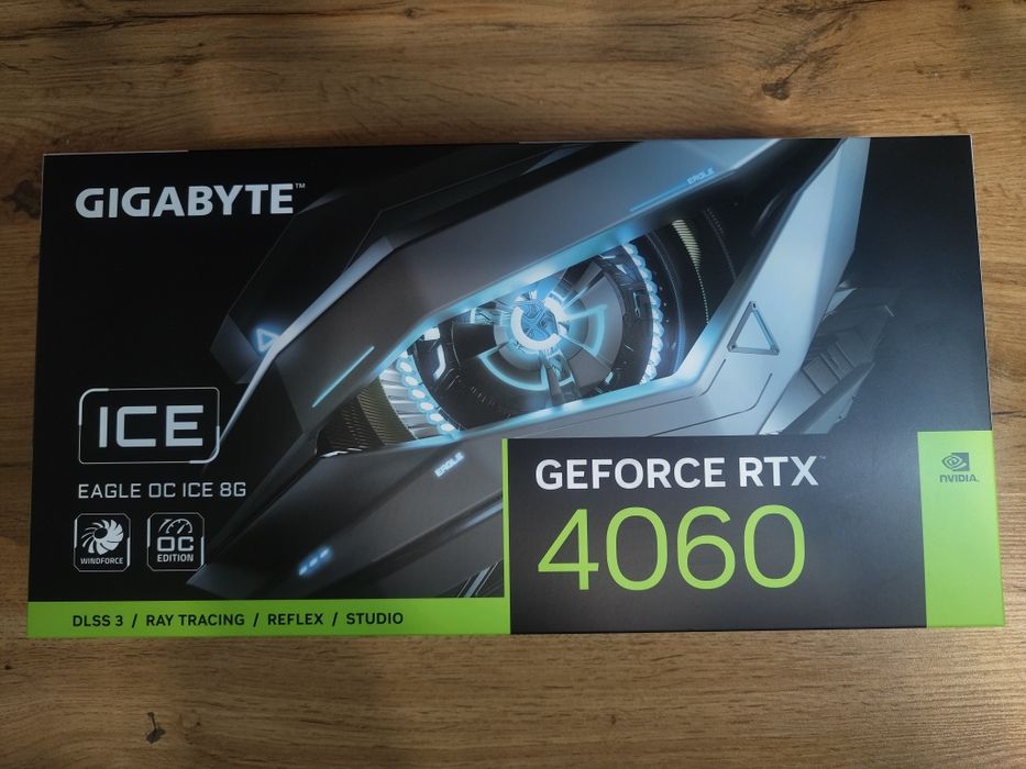 Видеокарта Gigabyte GeForce RTX 4060 EAGLE OC ICE 8G