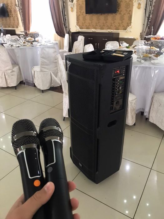 микрофон с колонкой в аренду в прокат
