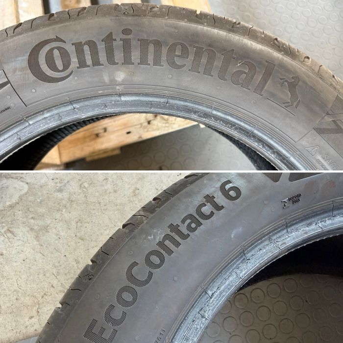 4бр. ОТЛИЧНИ Летни Гуми С Борд 215/55R/17 -CONTINENTAL- DOT:4322- 5.8мм+4.8мм