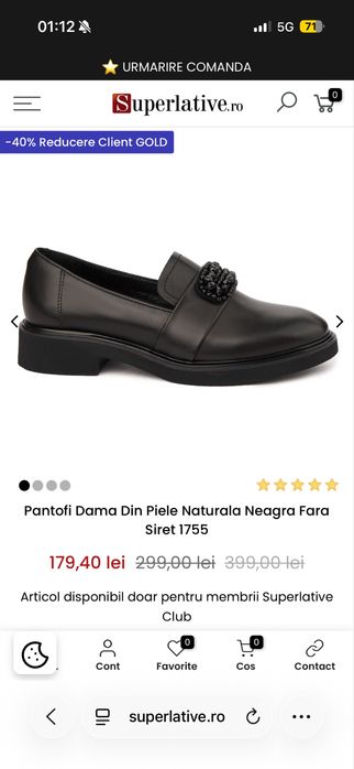 Loafers piele naturala superlative