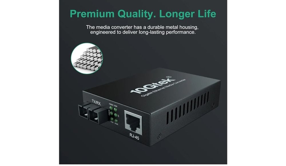 10Gtek Gigabit Ethernet медиен конвертор