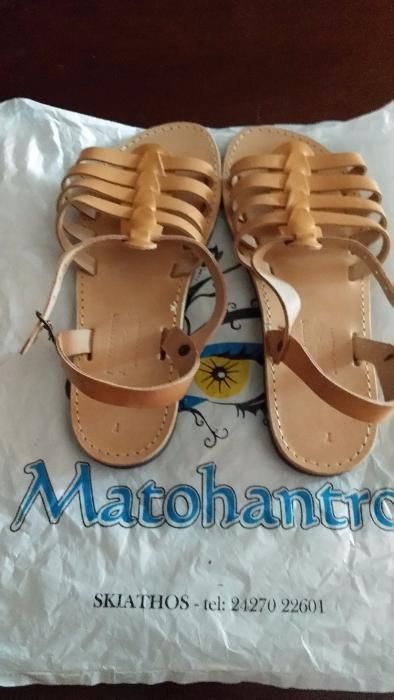 VAND sandale din piele mas. 41-42, absolut noi SKIATHOS-GRECIA