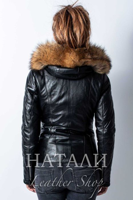 Зимно кожено яке Андреа Black