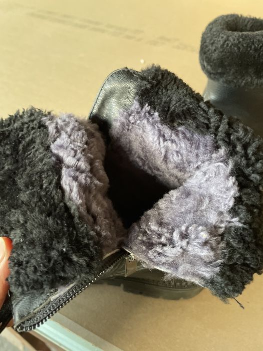 Ботинки подростковые кожанные зимние